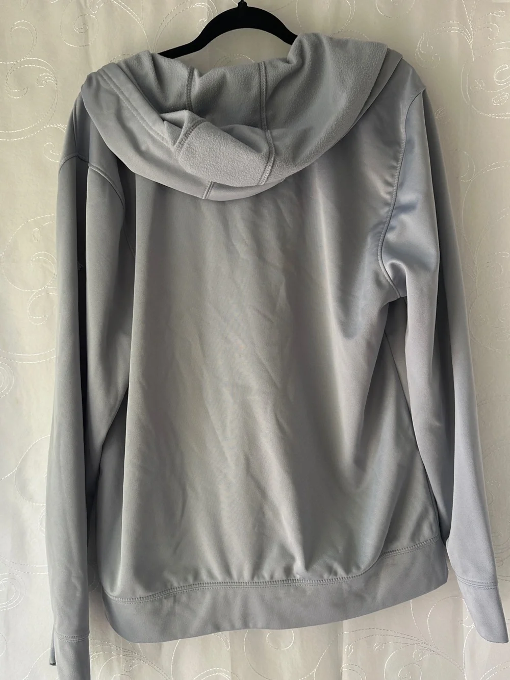 NFL Light Gray Dallas Cowboys Full-Zip Hoodie Jacket - Picture 5 of 5